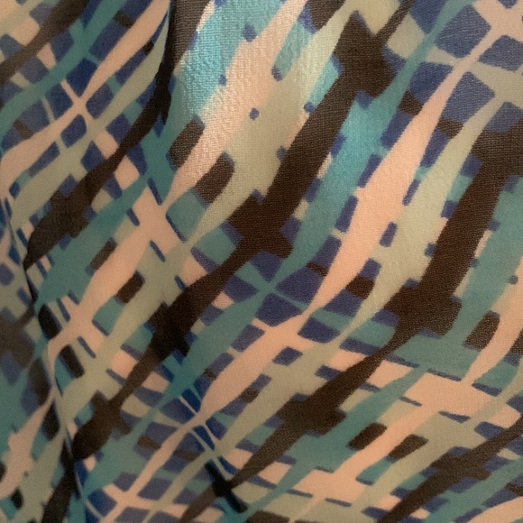 Calvin Klein, Sz 8, sleeveless halter mock neck floor length maxi dress - Picture 4 of 9